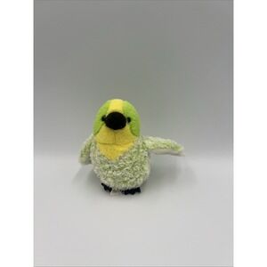 GANZ Stuffed Animal Plush Lil' Kinz Green Yellow Parakeet‎ Budgie Webkinz 6"